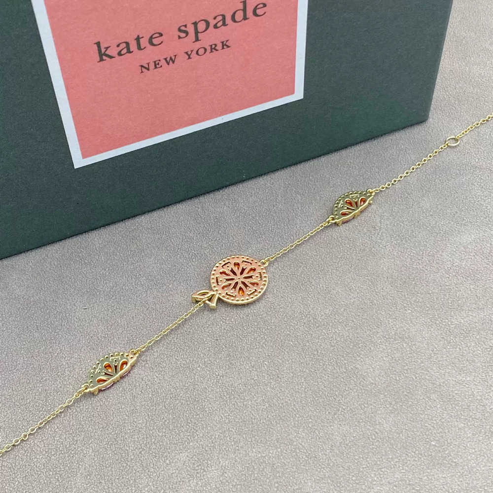 kate spade Orange Fruit Full CZ Bracelet - Picture 4 of 6